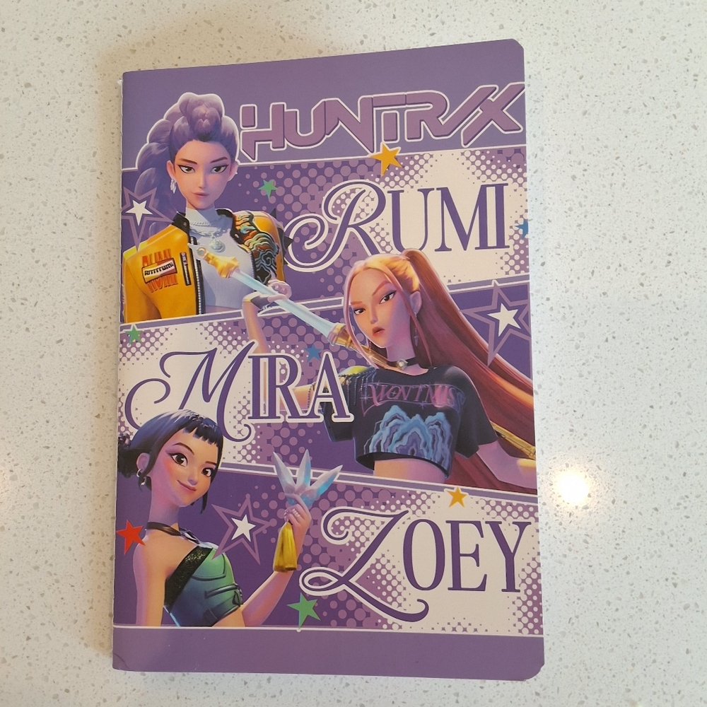 HUNTRIX Rumi Mira Zoey Purple Notebook (A5), New